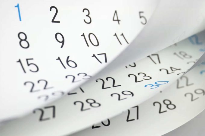 Calendrier des réunions ou rencontres AJIR