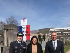 Clermont Ferrand : Cérémonie de présentation de la rénovation du carré des fusillés