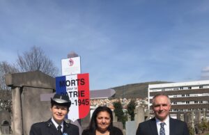 Clermont Ferrand : Cérémonie de présentation de la rénovation du carré des fusillés