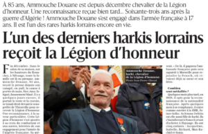 L’honneur et la voix d’un Harkis de moselle