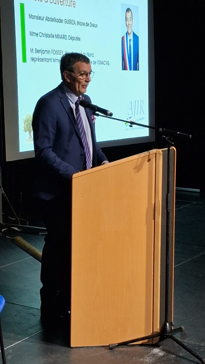 Les coulisses de l’AG de Dreux Discours inaugural d'accueil du Maire de Dreux Abdel-Kader GUERZA